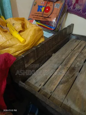 Strong Shil Koroi wood large size bed for sale.