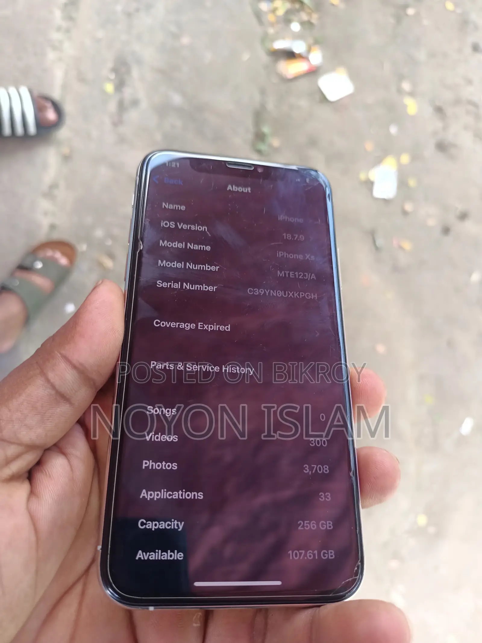Apple iPhone X 256 GB White
