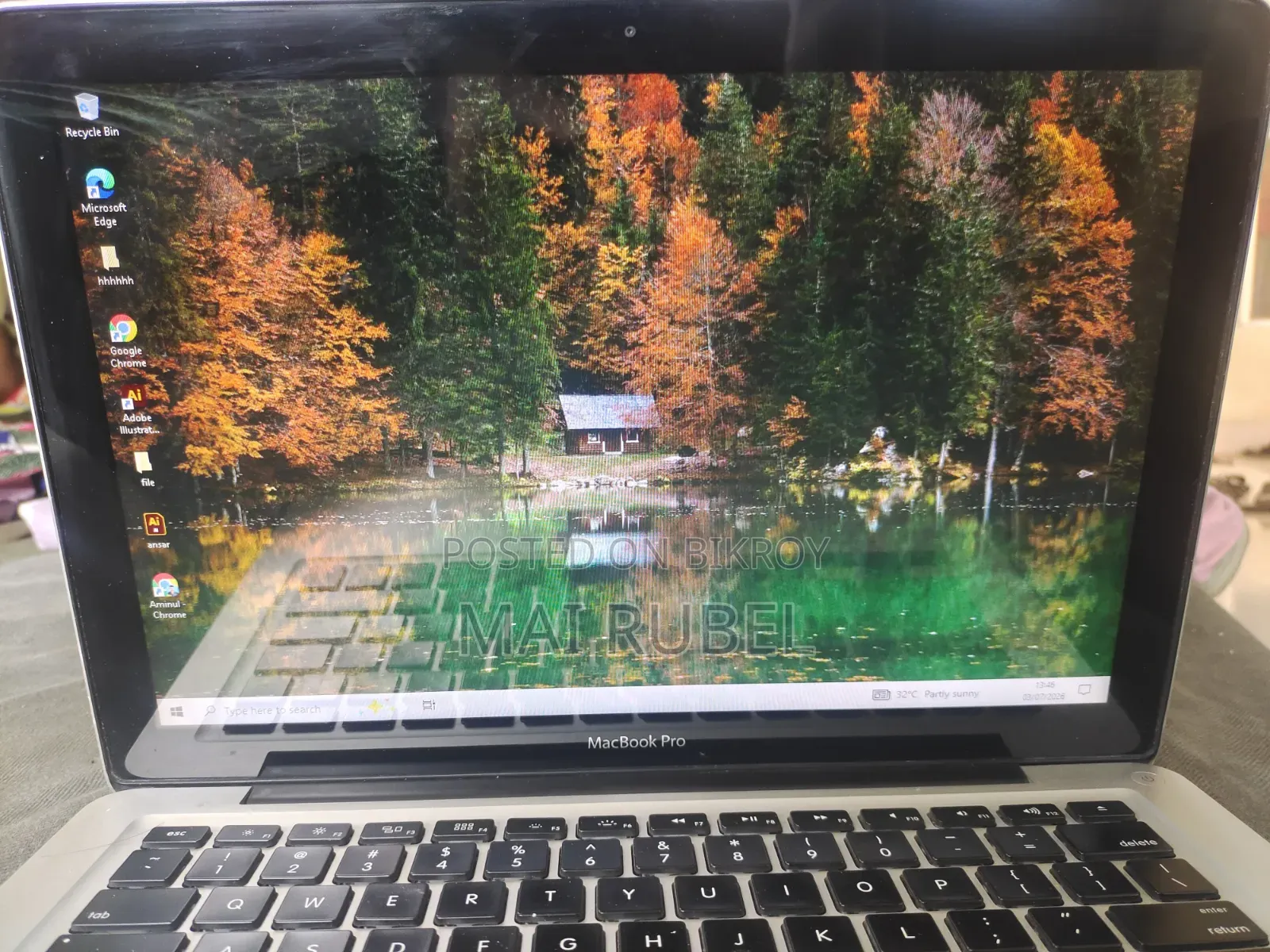 Laptop Apple MacBook Pro 2012 8GB Intel Core I5 HDD 500GB