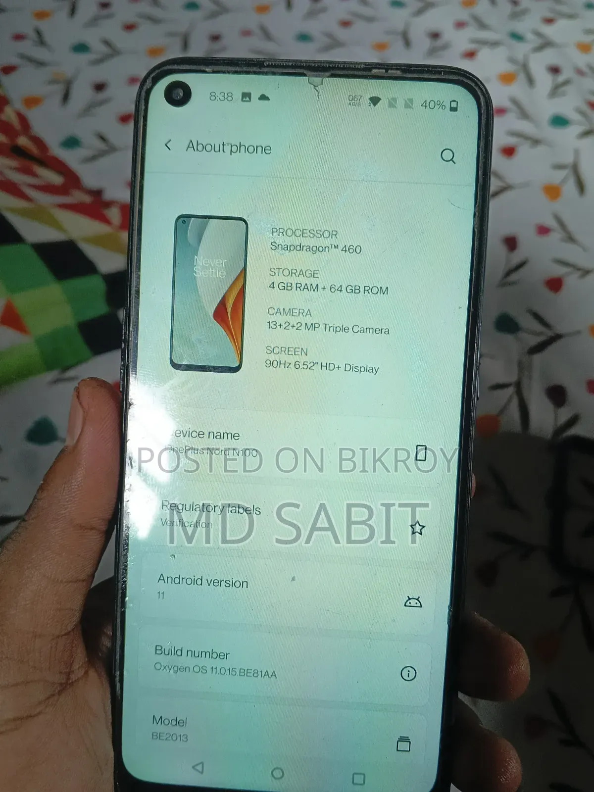 OnePlus 8 GB Black