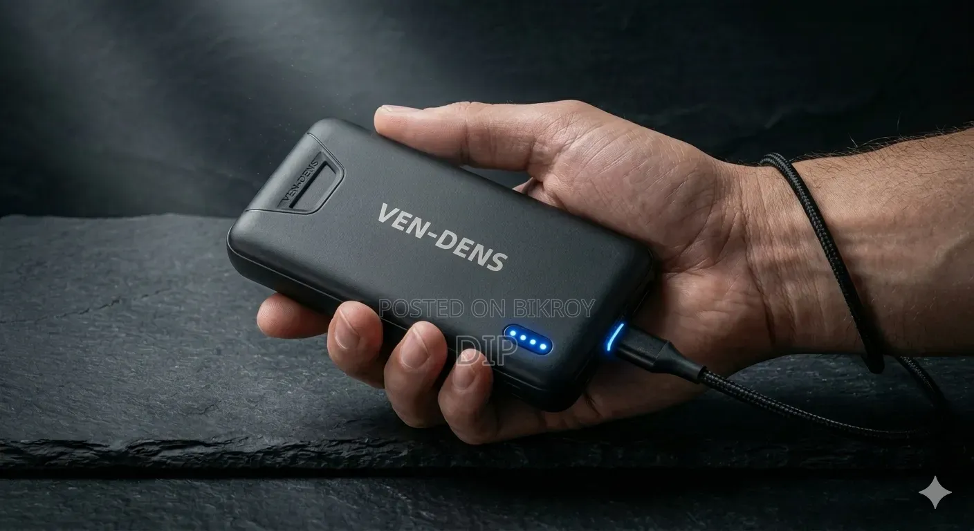 Ven-Dens Powerbank 10000mah – Dual Usb Fast Charging Portable Charger