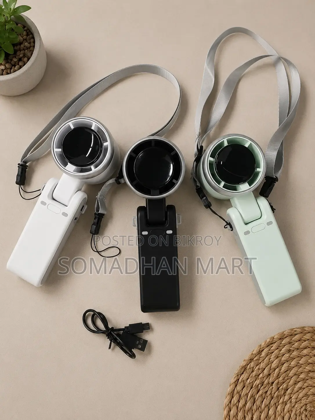 Handheld Portable Turbo Mini Fan Double Battery ( 3600 Mah )