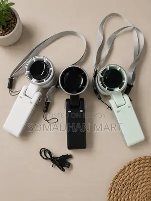 Handheld Portable Turbo Mini Fan Double Battery ( 3600 Mah )