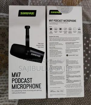 Shure MV7 Podcast Microphone (Brand New, Bought From Korea)
