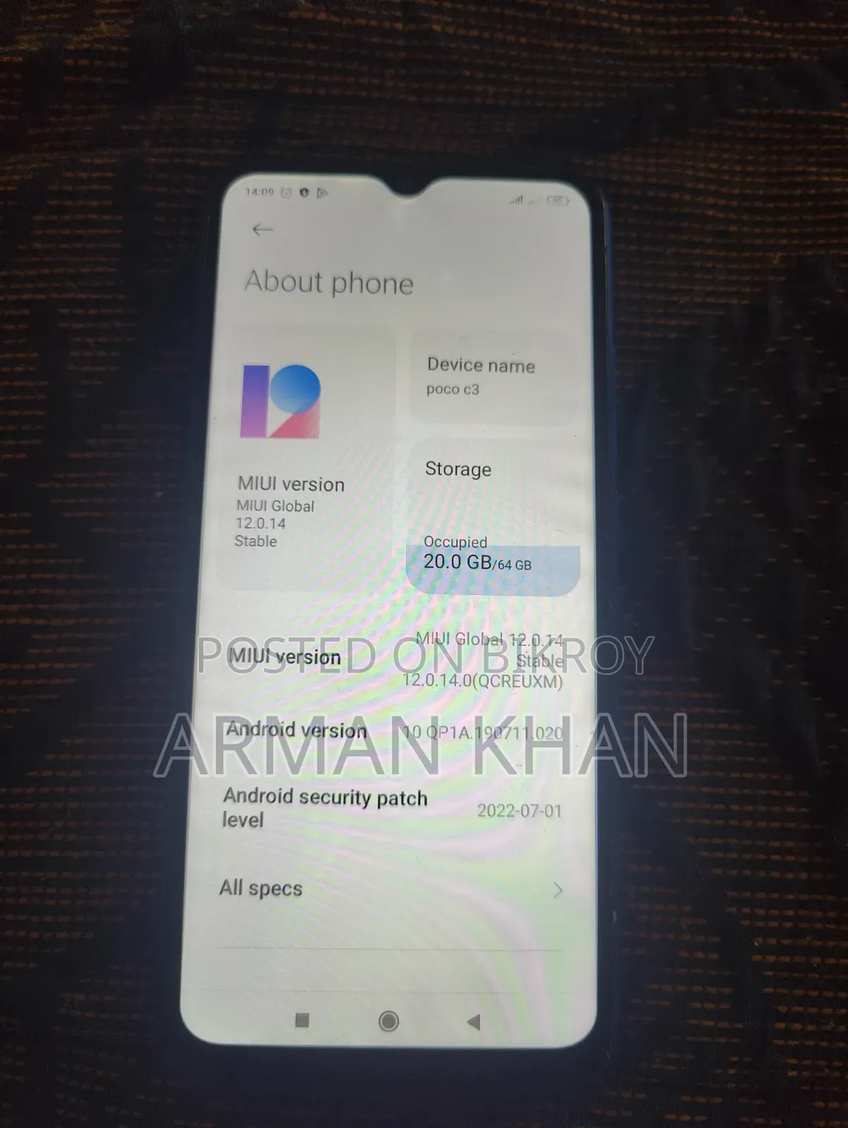 Xiaomi Poco C3 64 GB Blue