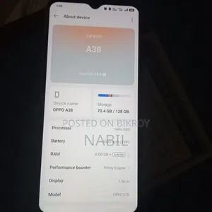 Oppo A38 128 GB White