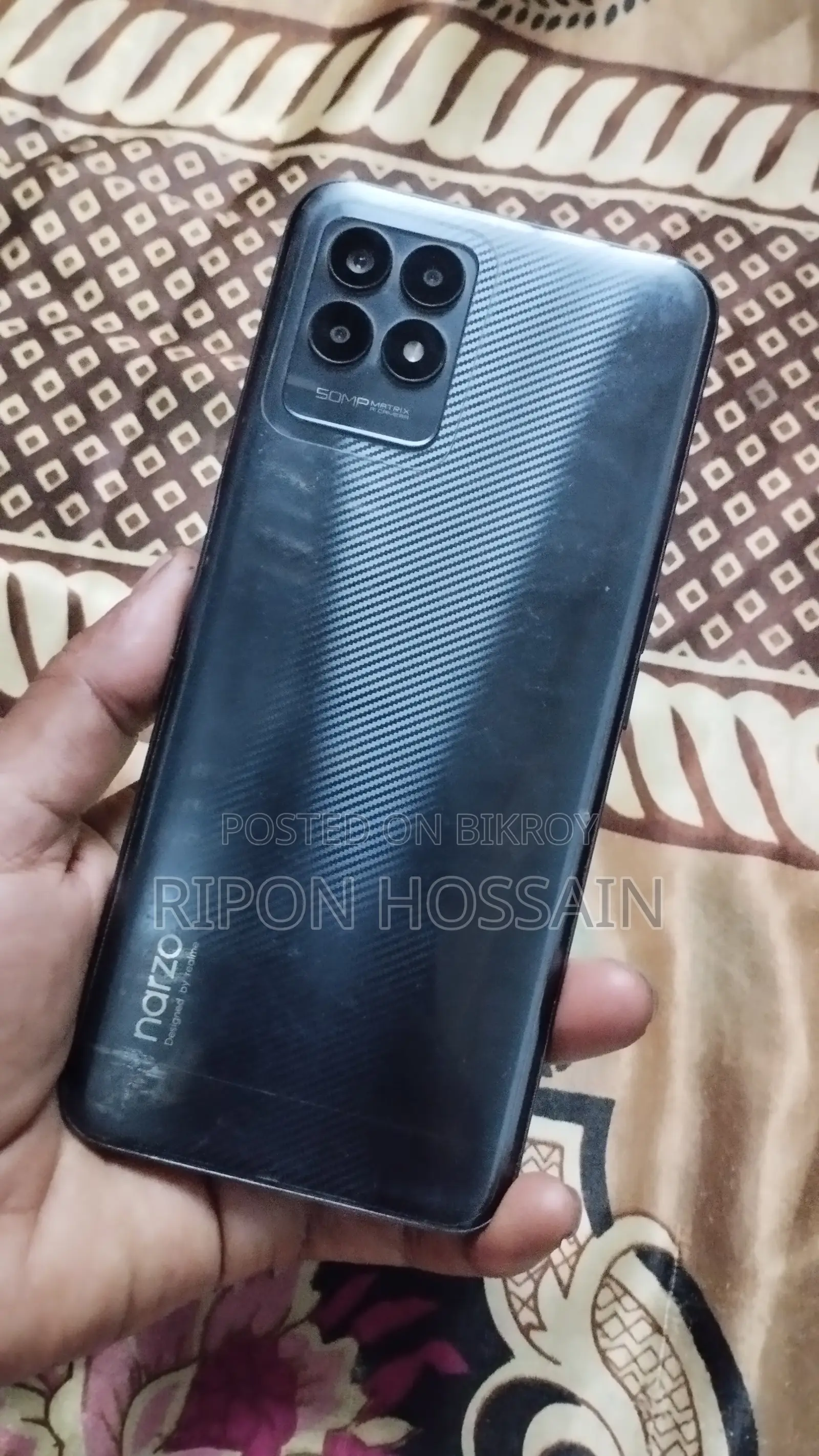 রিয়েলমি নারজো ৫০ ৬৪ জিবি ব্ল্যাক