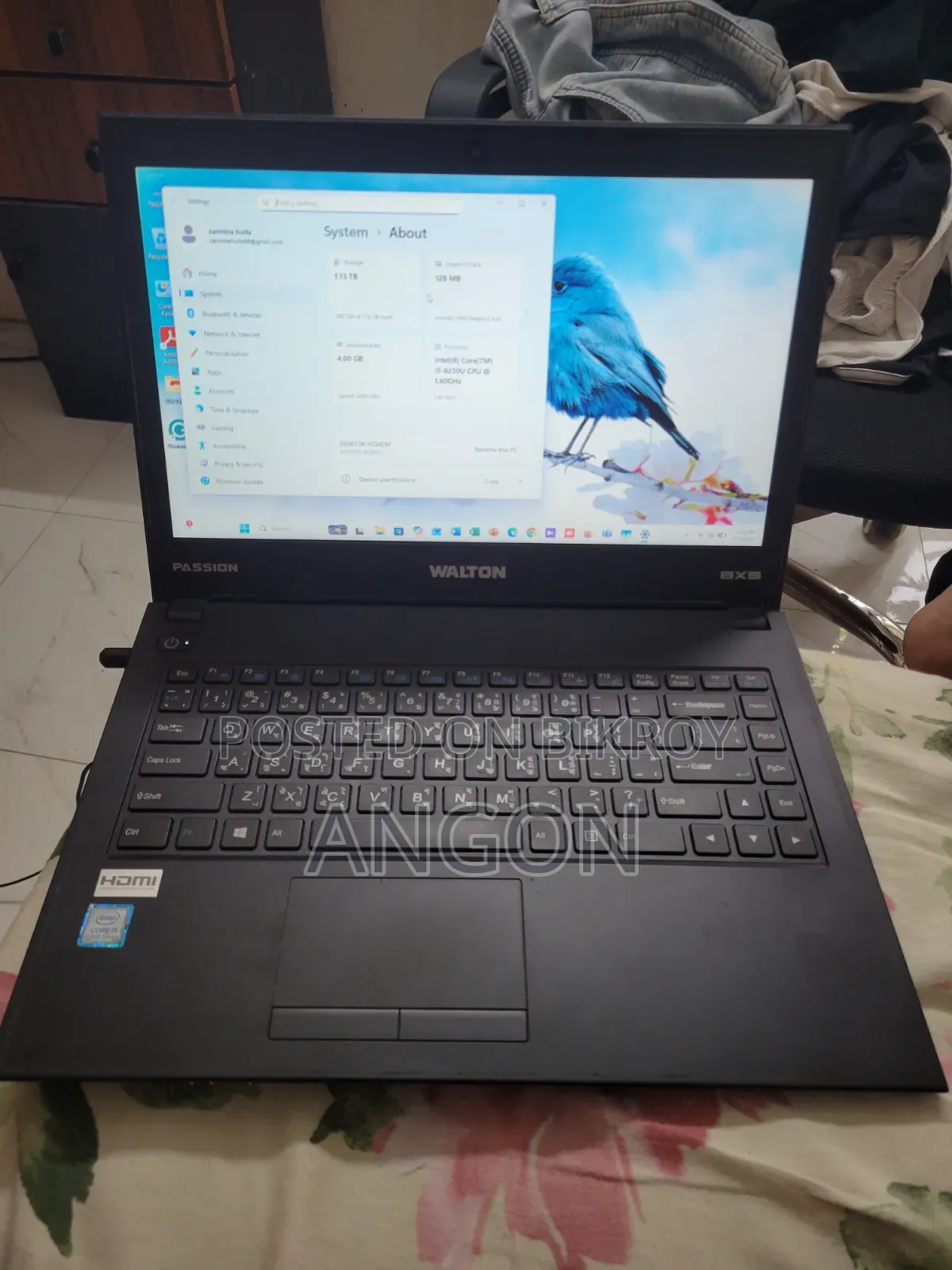 Laptop 4GB RAM Intel Core i5 1TB HDD SSD