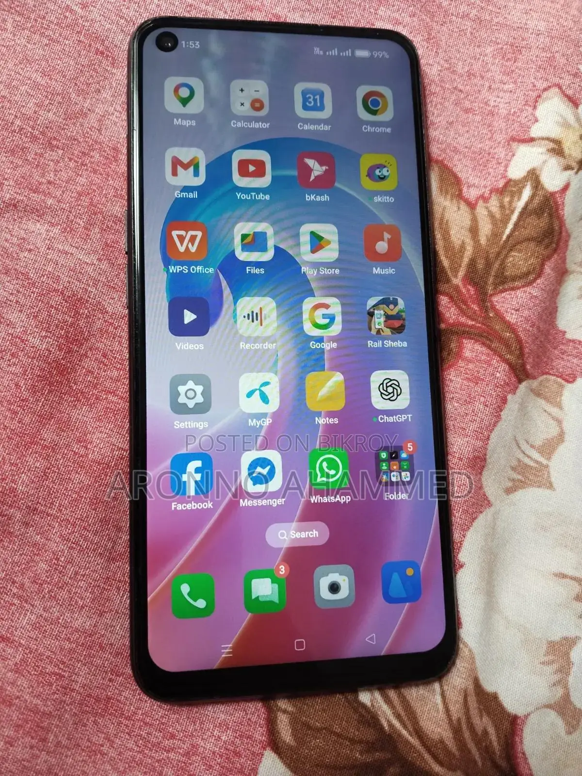 Oppo A96 256 GB Black