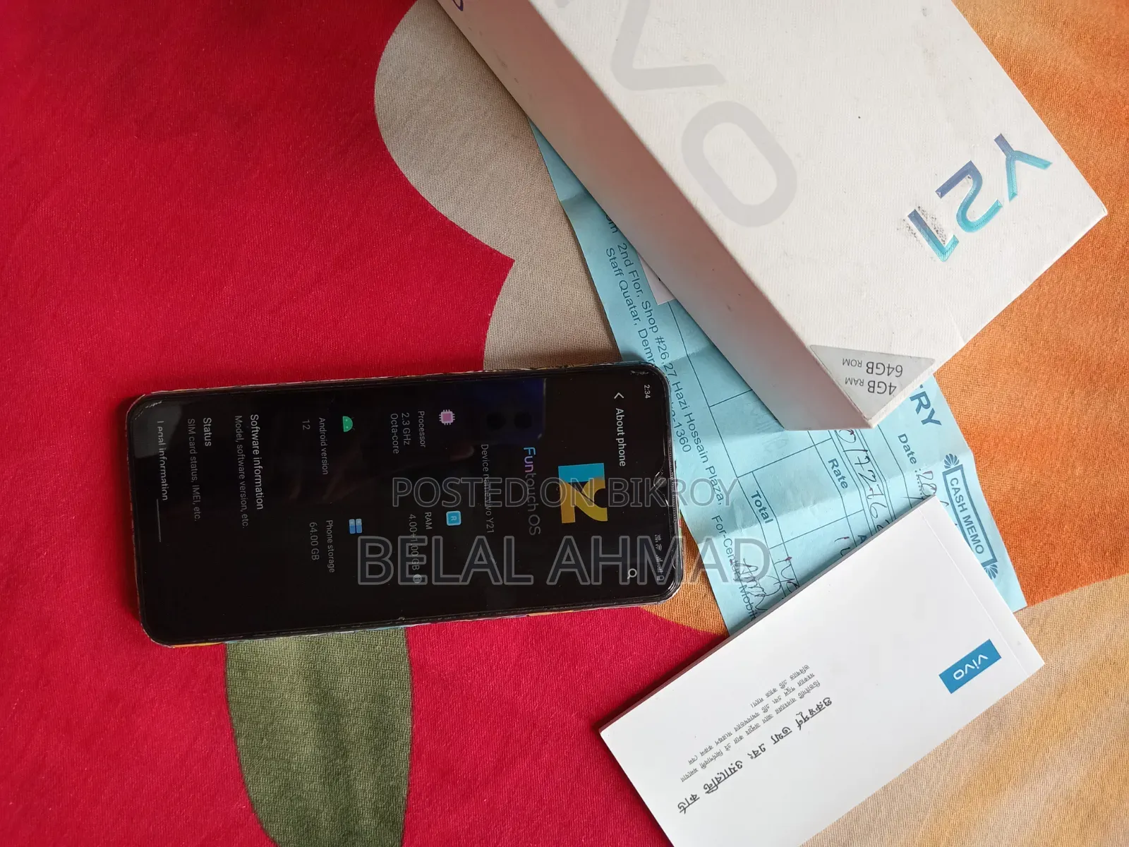 Vivo Y21 64 GB Blue