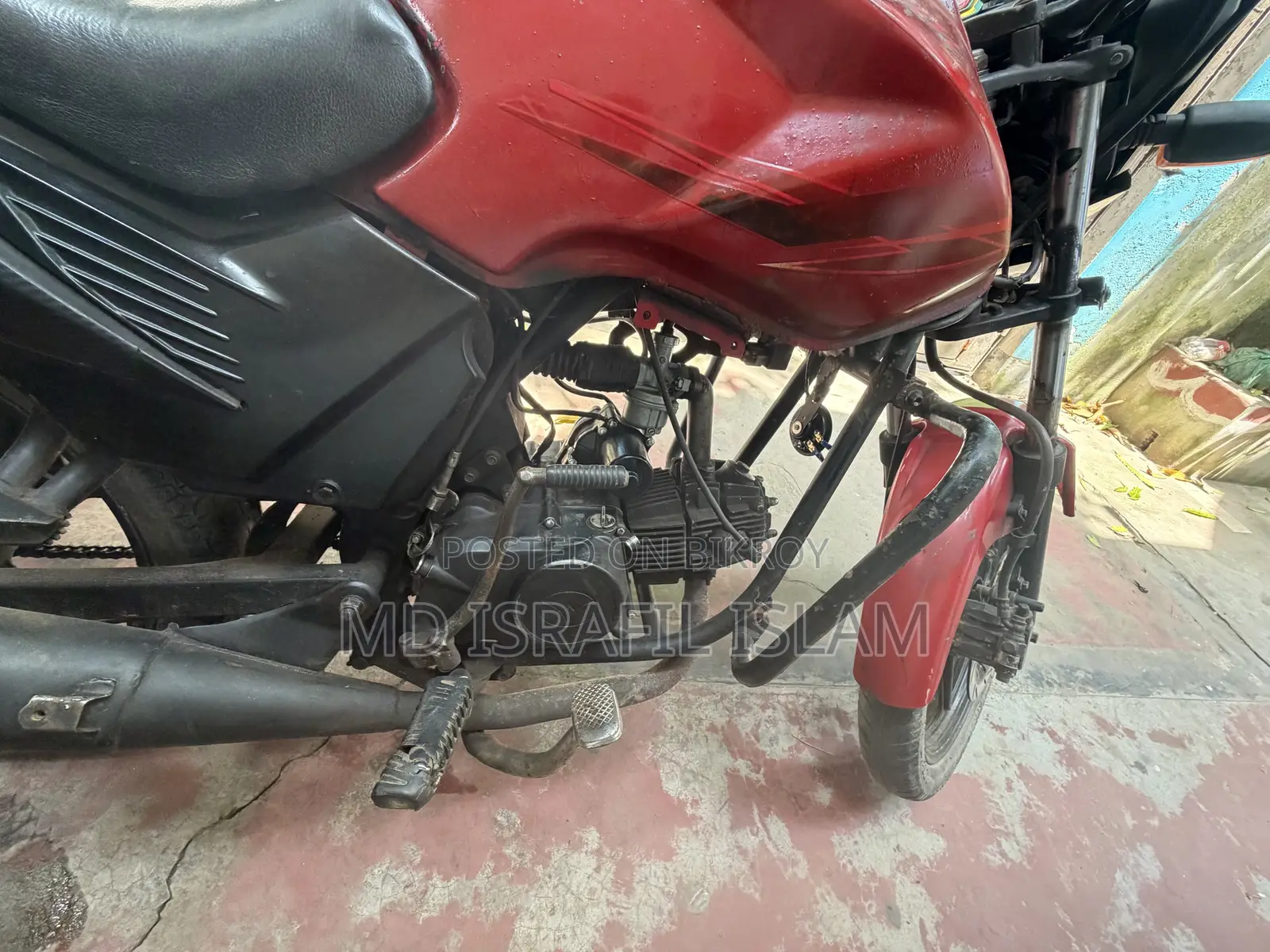 TVS Metro Plus 2017 Red
