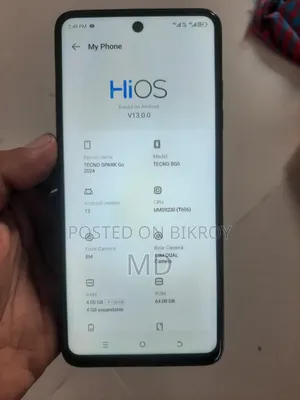 Tecno Spark Go 64 GB Blue