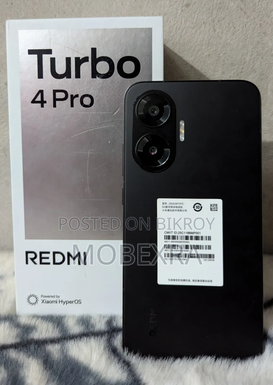 Xiaomi Redmi Turbo 4 Pro 256 GB Black