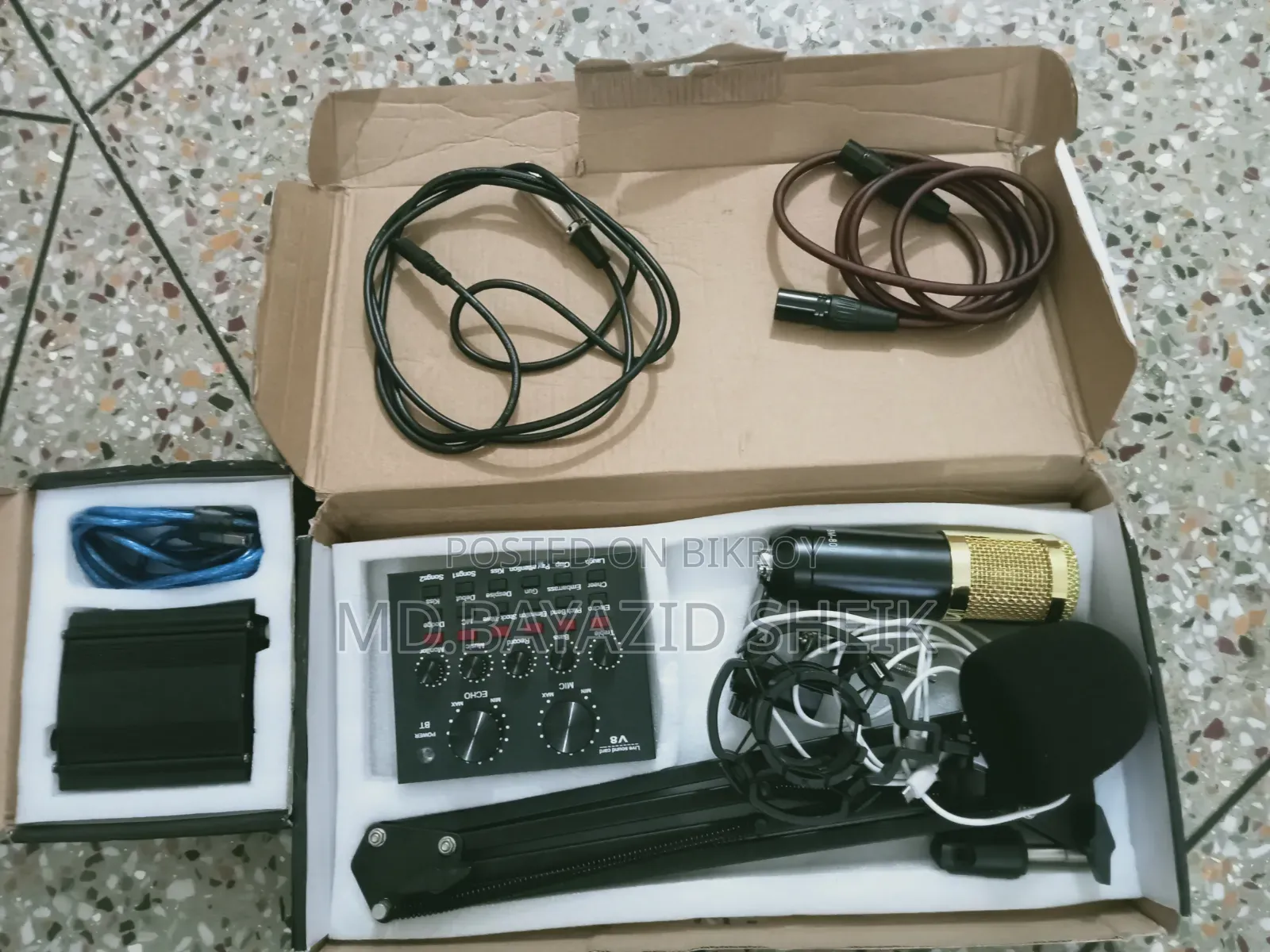 Bm 800 Microphone and Phantom Power