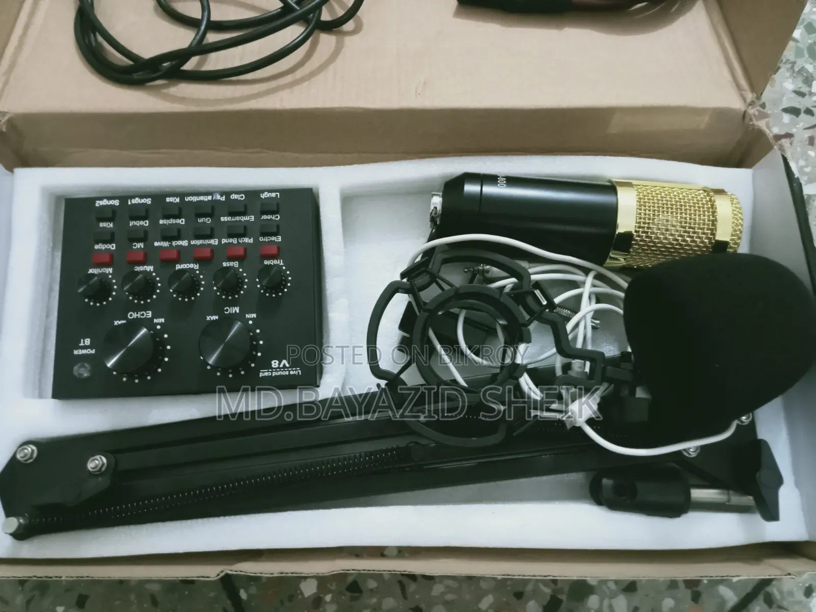 Bm 800 Microphone and Phantom Power