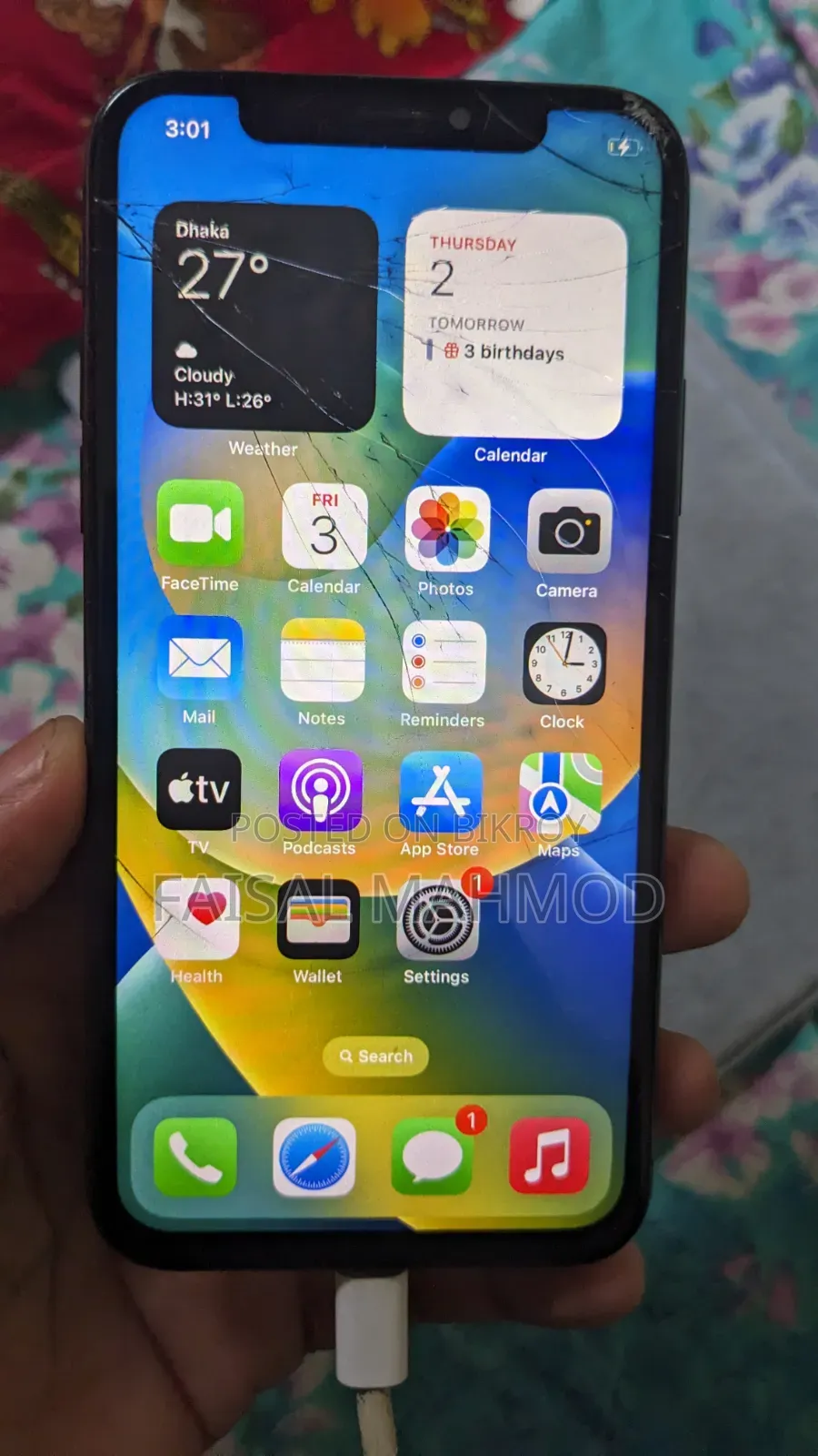 Apple iPhone X 64 GB Black