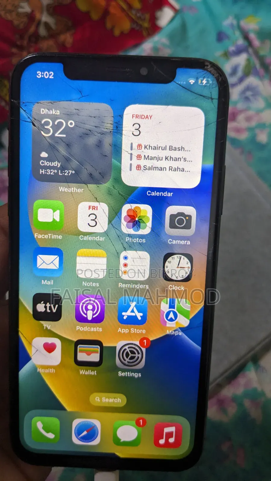 Apple iPhone X 64 GB Black