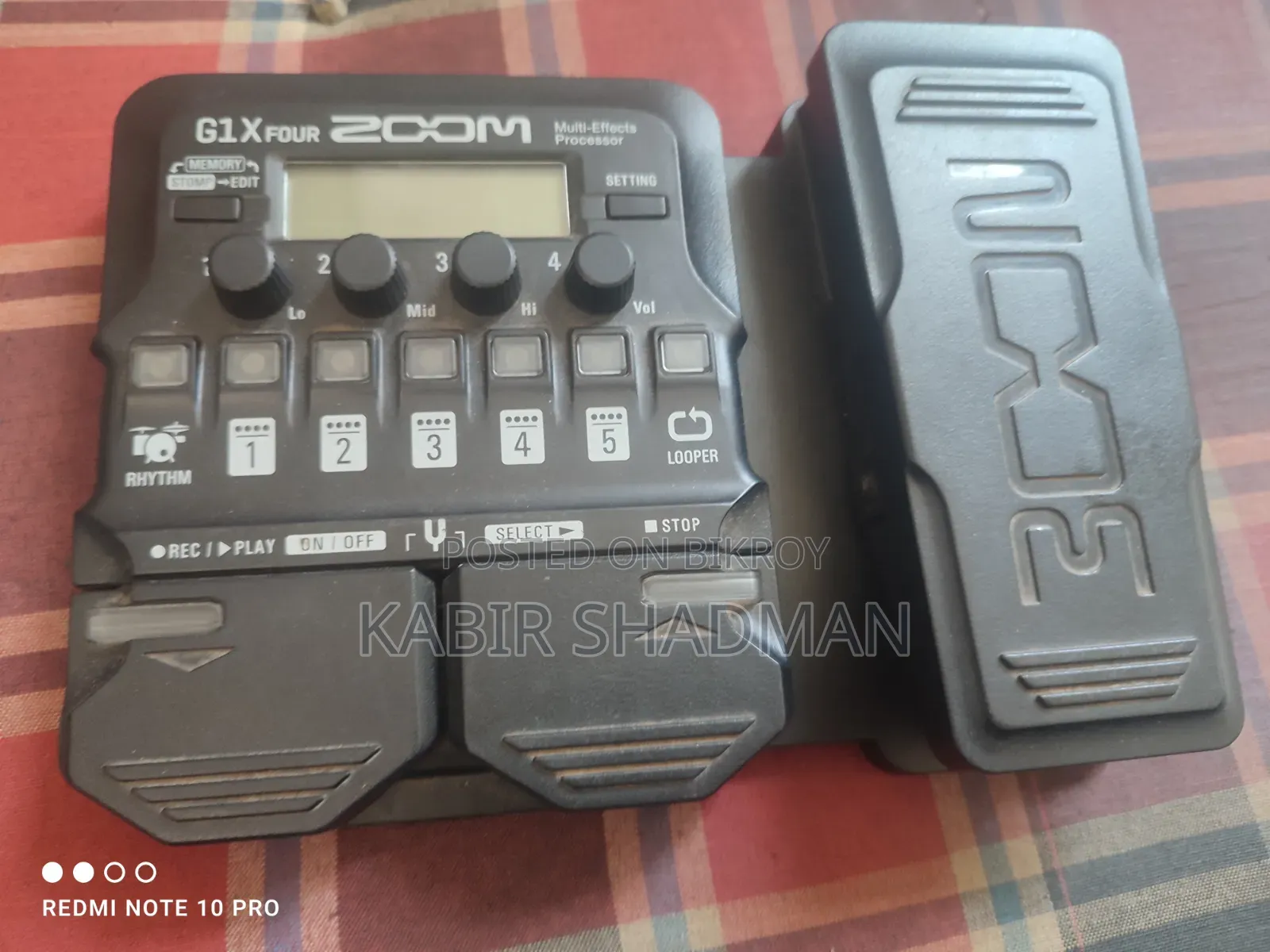 Zoom G1x Guitar Processor