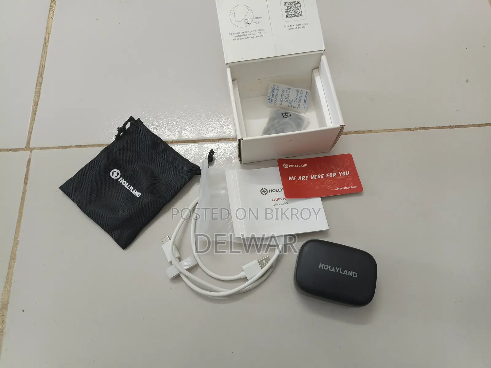 Hollyland Lark A1 Combo (Wireless Lavalier Microphone)