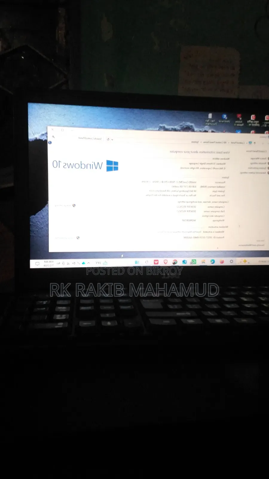 Laptop Dell Inspiron 15 8GB Intel Core I3 SSD 128GB