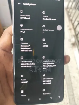 Oppo Reno5 a 128 GB Silver