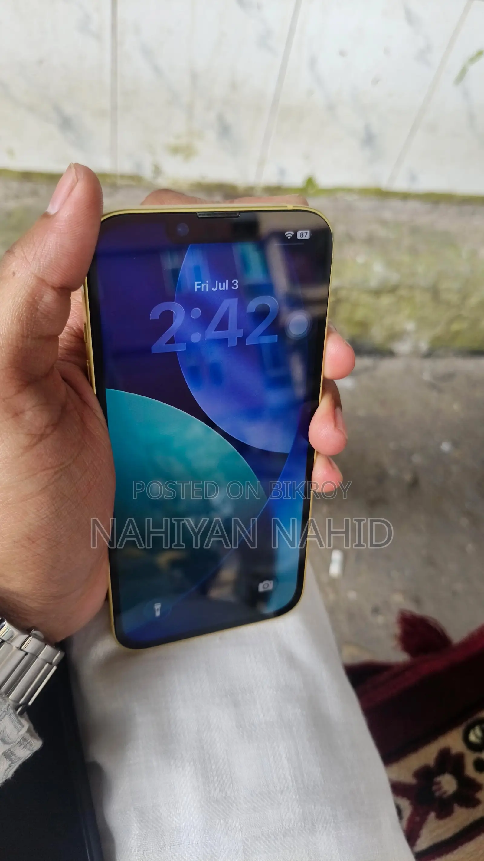 অ্যাপল আইফোন ১৪ ১২৮ জিবি ইয়েলো