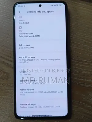 Xiaomi Redmi Note 14 4G 128 GB
