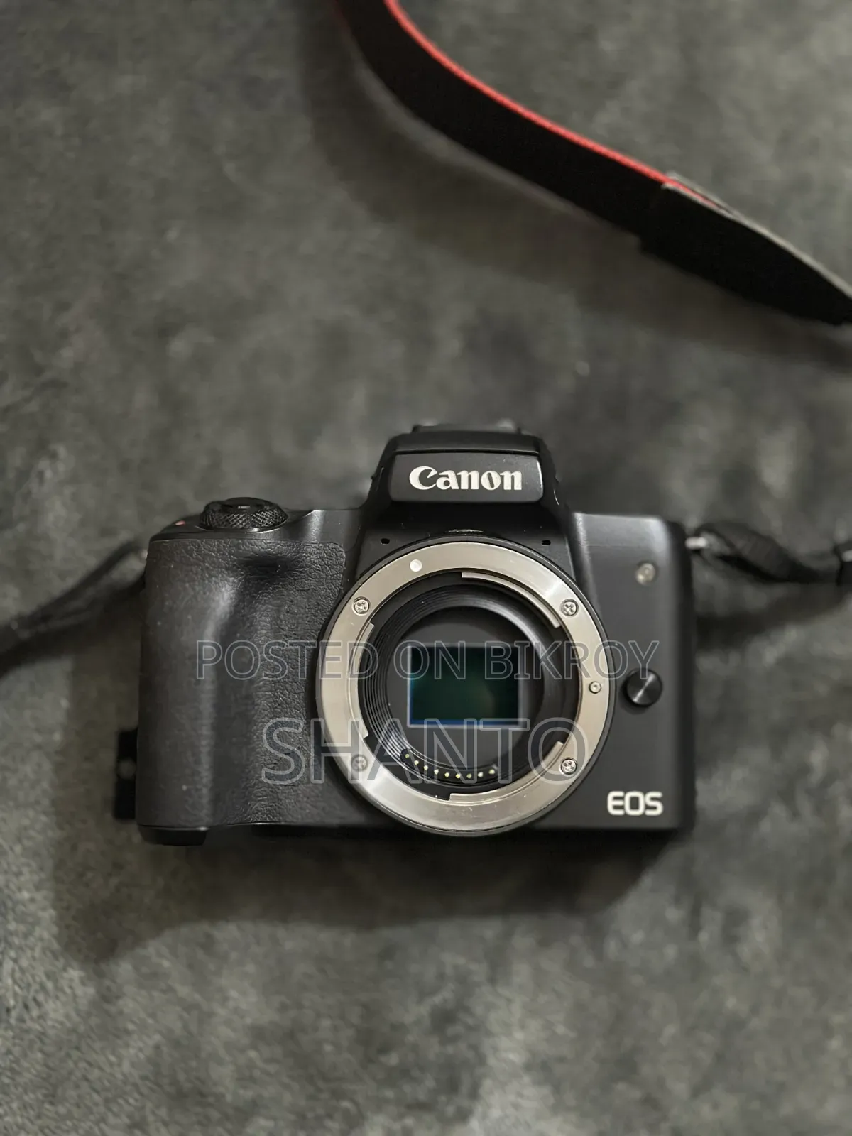 Canon M50 With Adapter And Prime Lens.