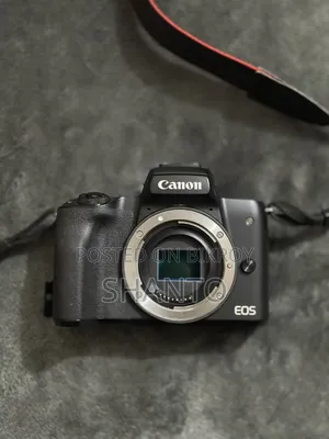 Canon M50 With Adapter and Prime Lens.