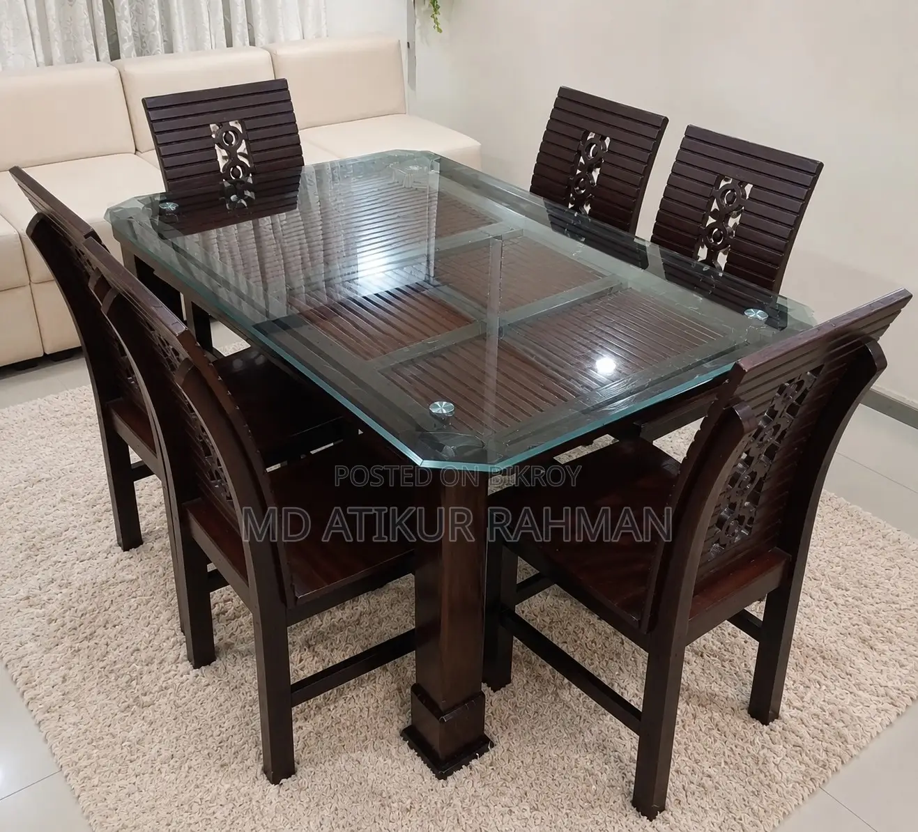 Premium Quality Clear Glass Table(Dining/Office) Top for Sale