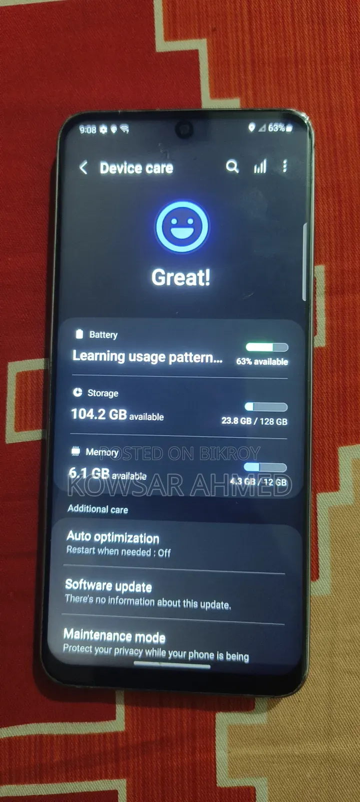 Samsung Galaxy S20 128 GB Black