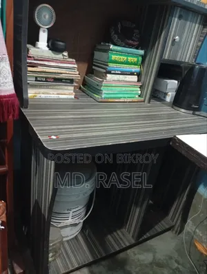 Computer Desk and Book Rack