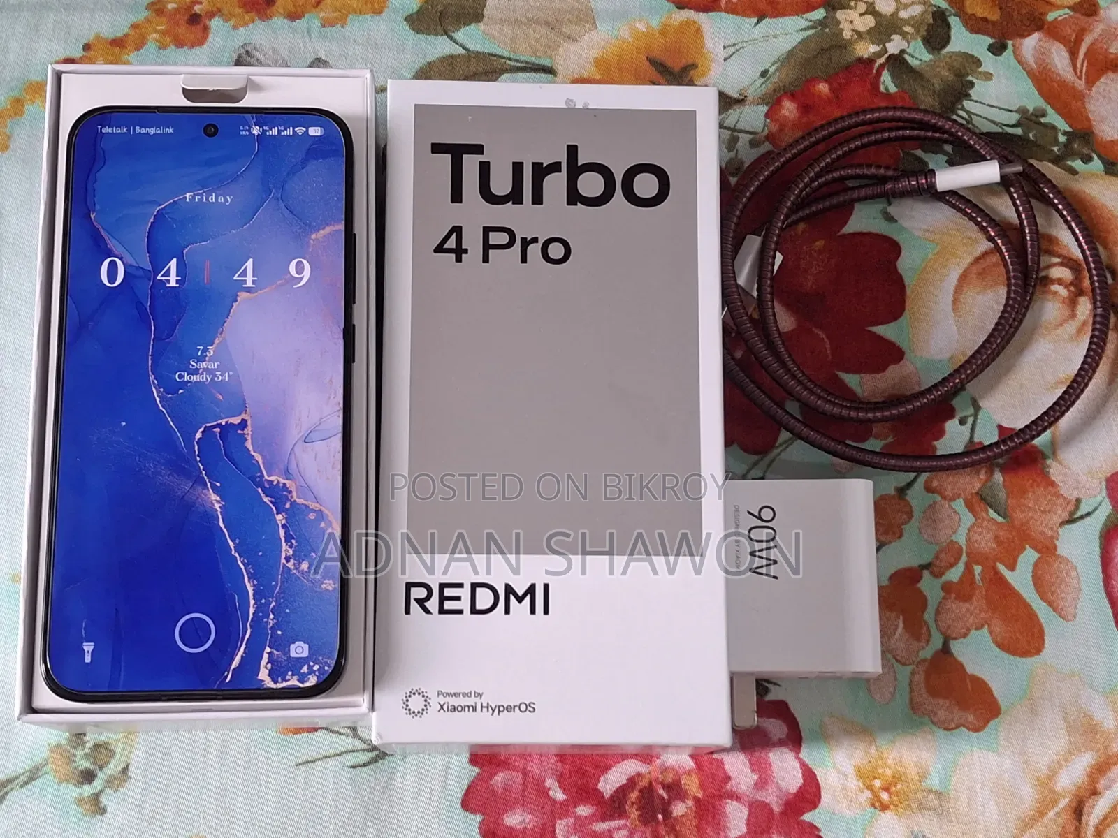 Xiaomi Redmi Turbo 4 Pro 256 GB Black
