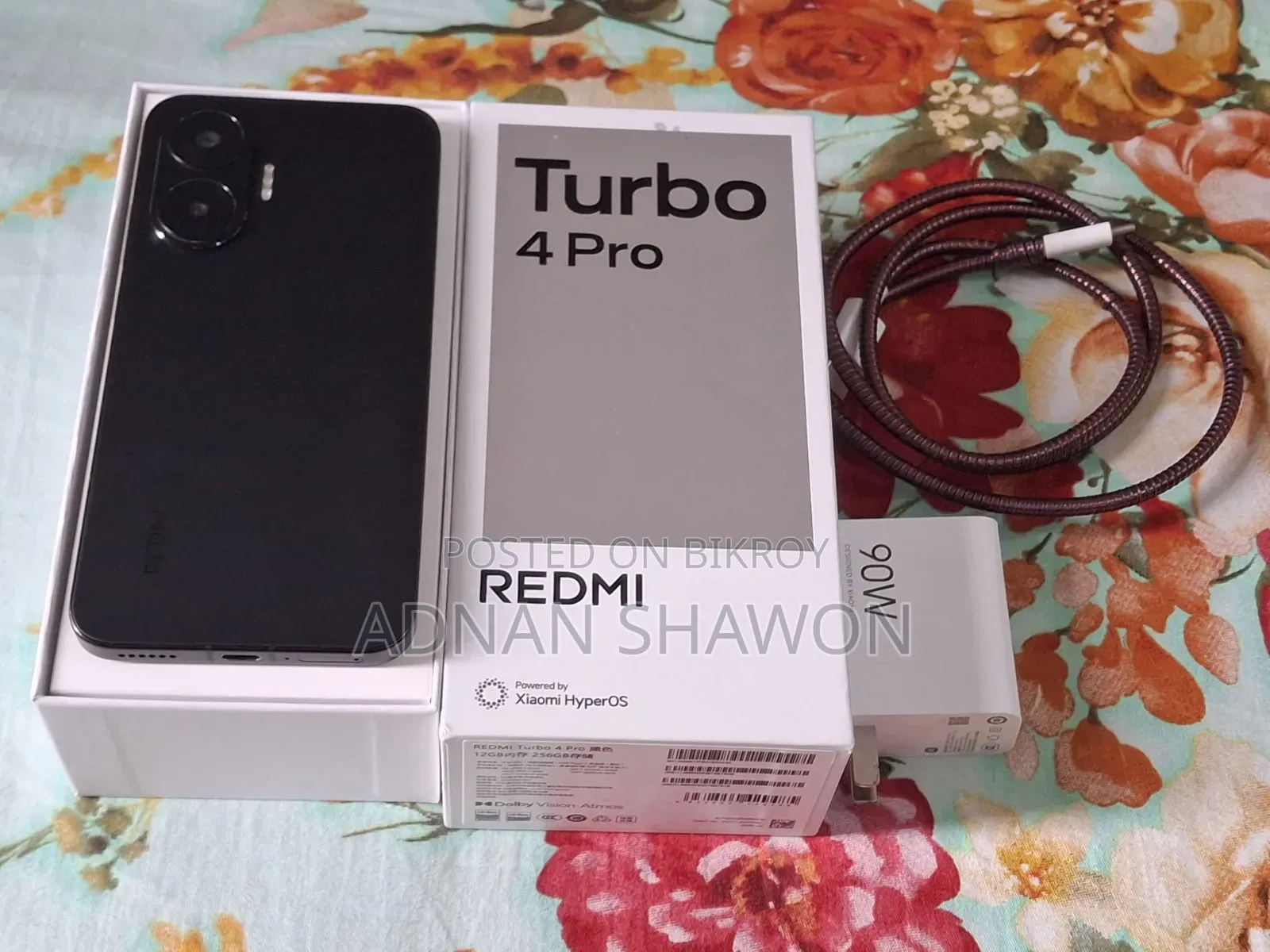 Xiaomi Redmi Turbo 4 Pro 256 GB Black
