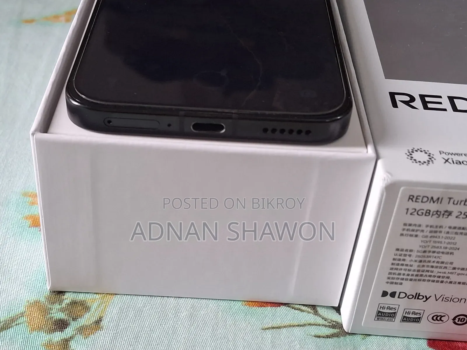 Xiaomi Redmi Turbo 4 Pro 256 GB Black