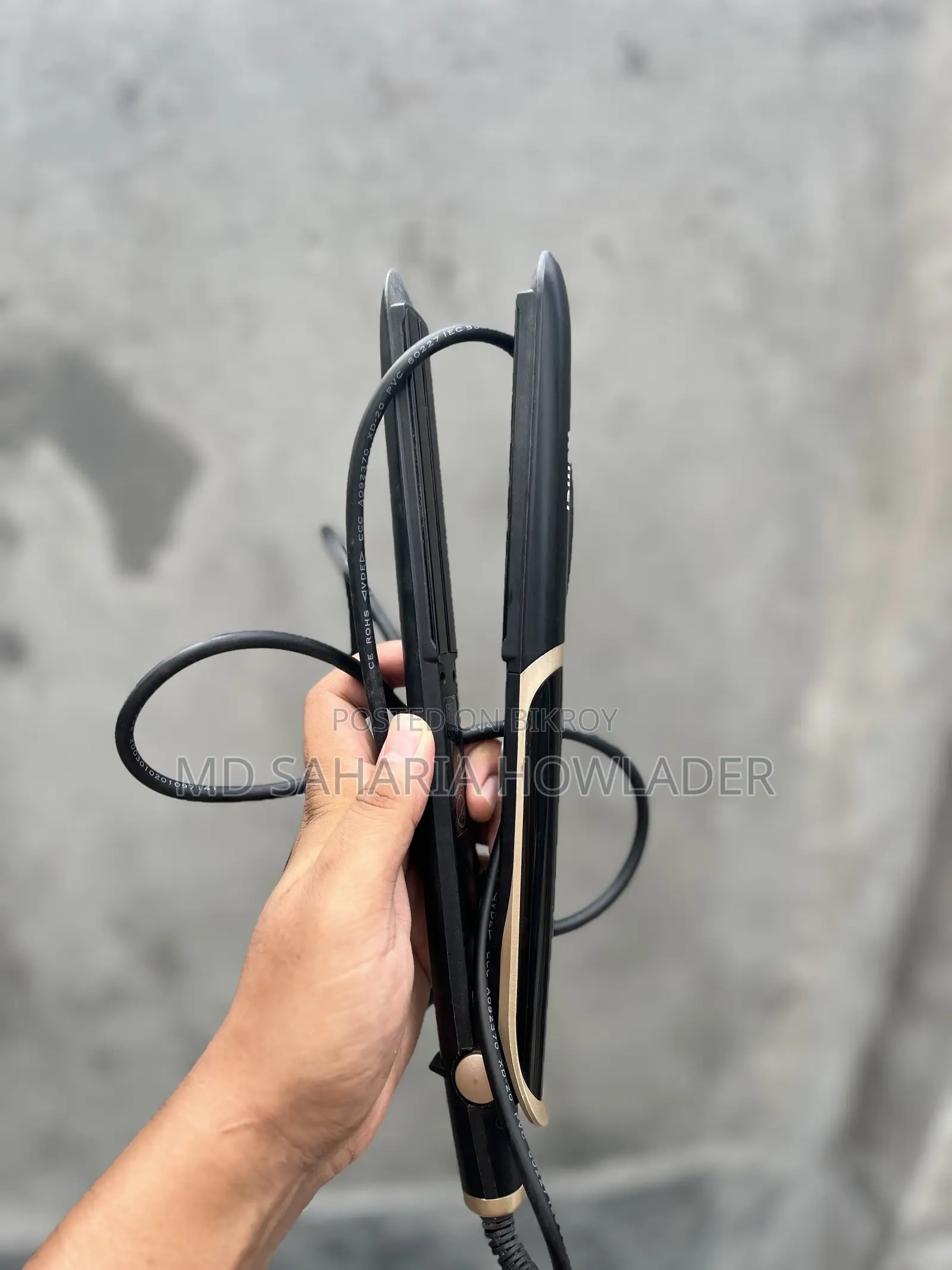 Kemei KM-2219 হেয়ার স্ট্রেইটনার | প্রফেশনাল হেয়ার আয়রন | বক্সসহ