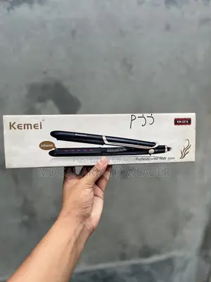 Kemei KM-2219 হেয়ার স্ট্রেইটনার | প্রফেশনাল হেয়ার আয়রন | বক্সসহ