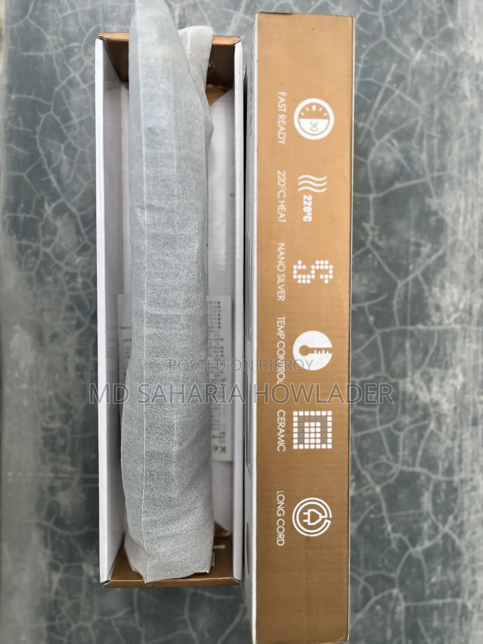 Kemei KM-2219 হেয়ার স্ট্রেইটনার | প্রফেশনাল হেয়ার আয়রন | বক্সসহ