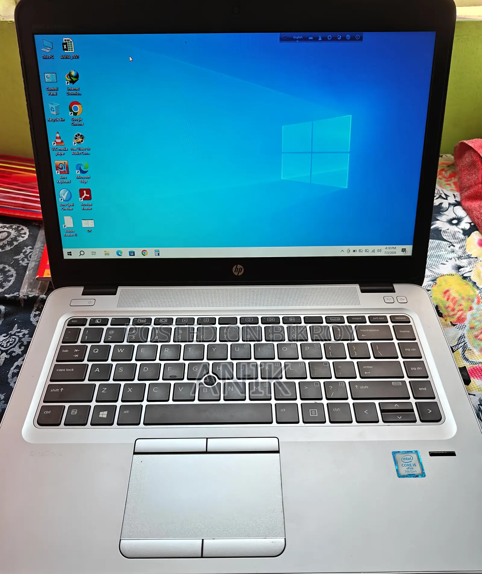 Laptop HP EliteBook 840 G3 8GB Intel Core I5 SSD 256GB