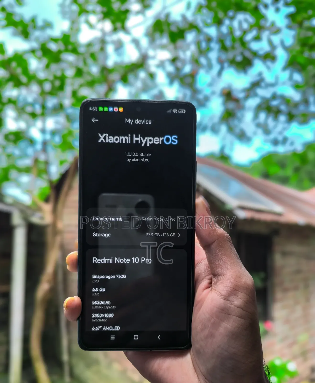 Xiaomi Redmi Note 10 Pro Max 128 GB White