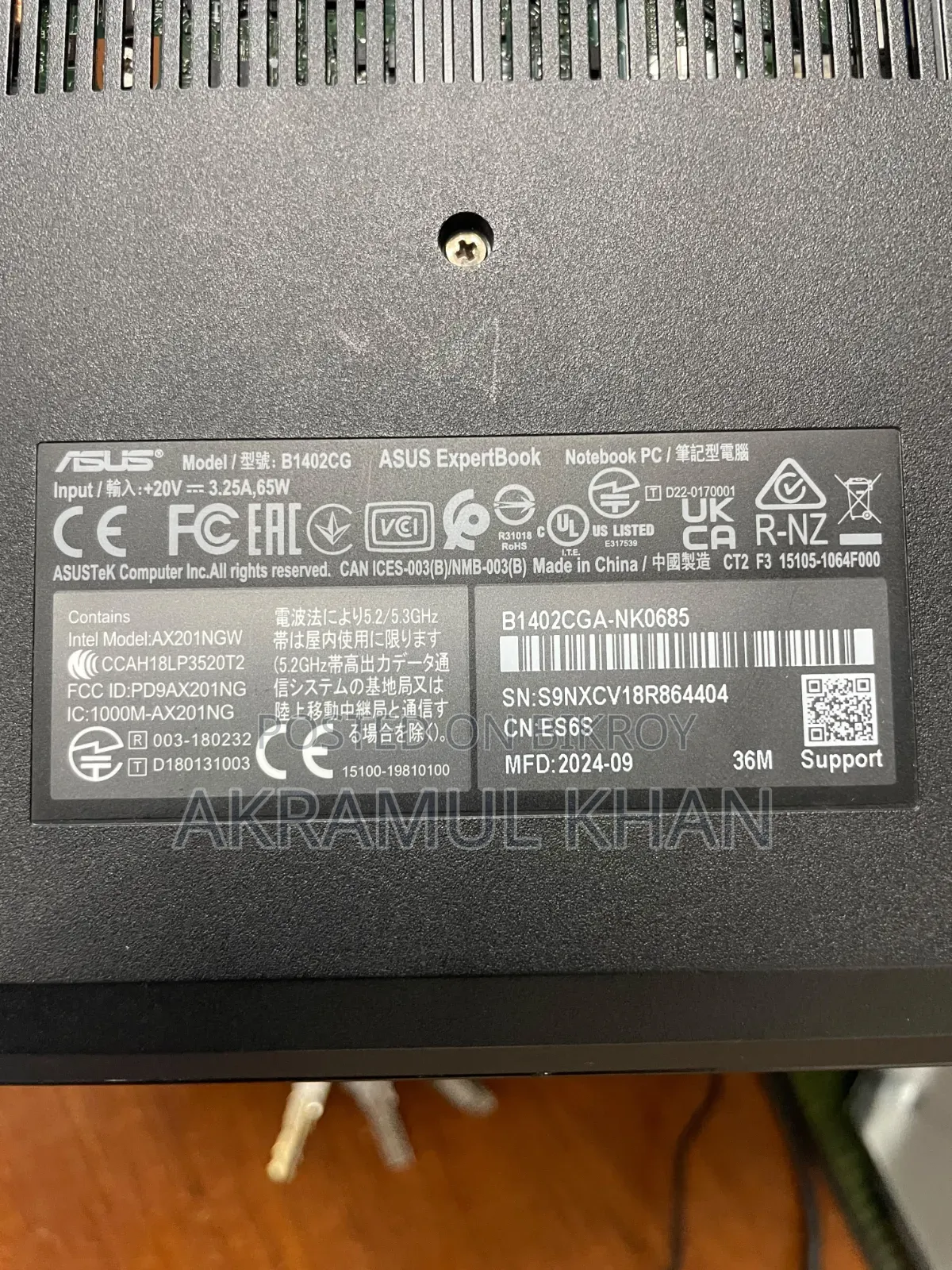 Laptop Asus 8GB Intel Core I3 SSHD (Hybrid) 256GB