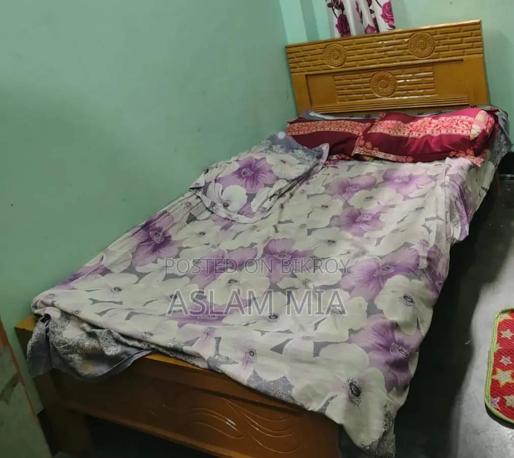 Single Bed. 3.5 feet by 6 feet