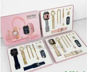 A58 Plus Smart Watch Set – Smart Watch + Premium Analog Watch