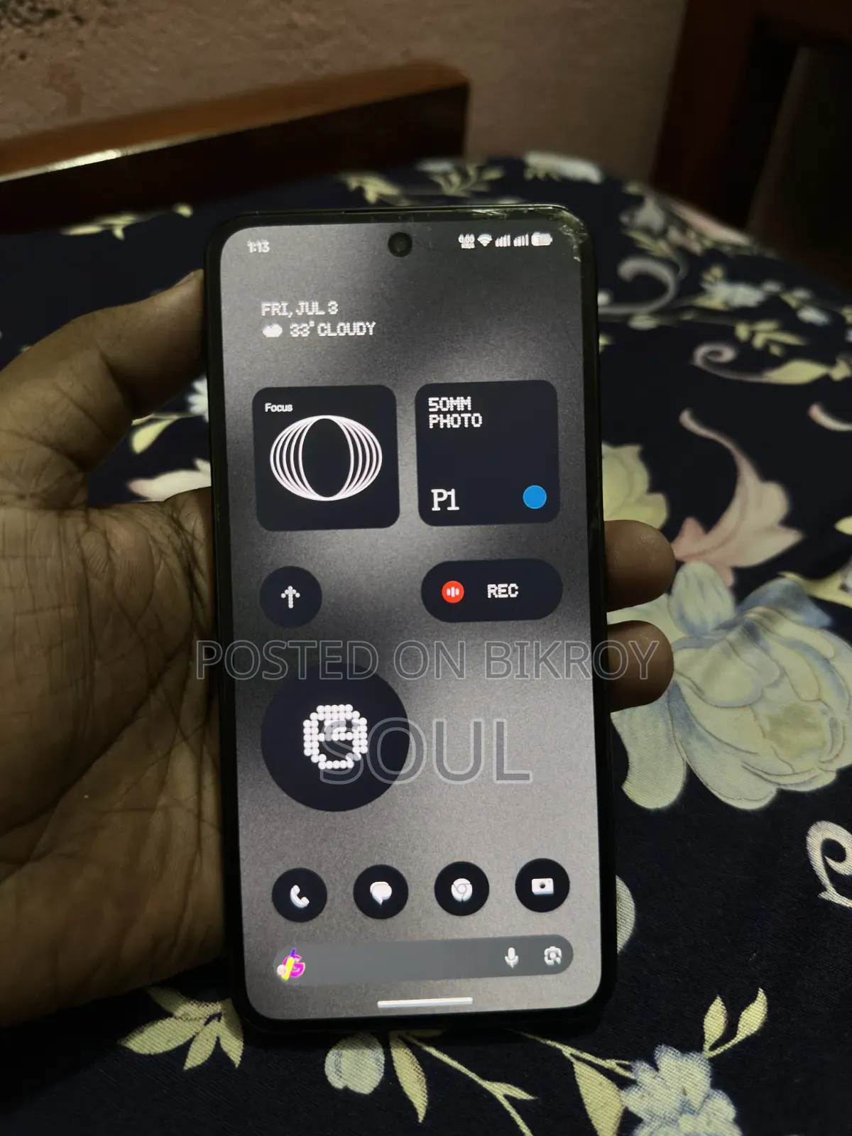 Nothing Phone 3a Pro 256 GB Black