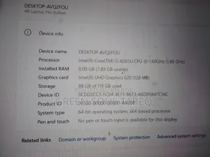 Laptop HP 8GB Intel Core I5 SSD 256GB