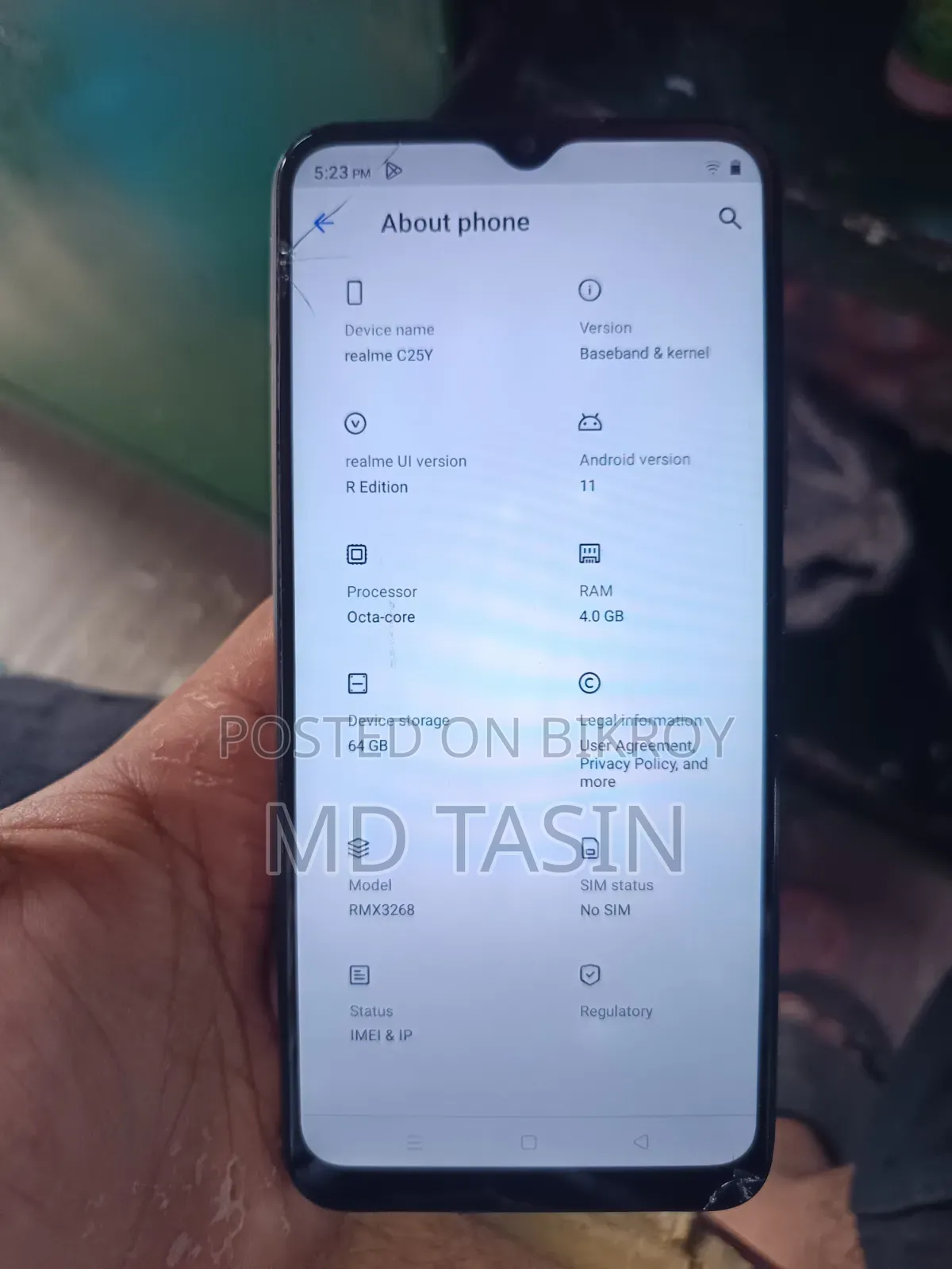 Realme C25Y 64 GB Black