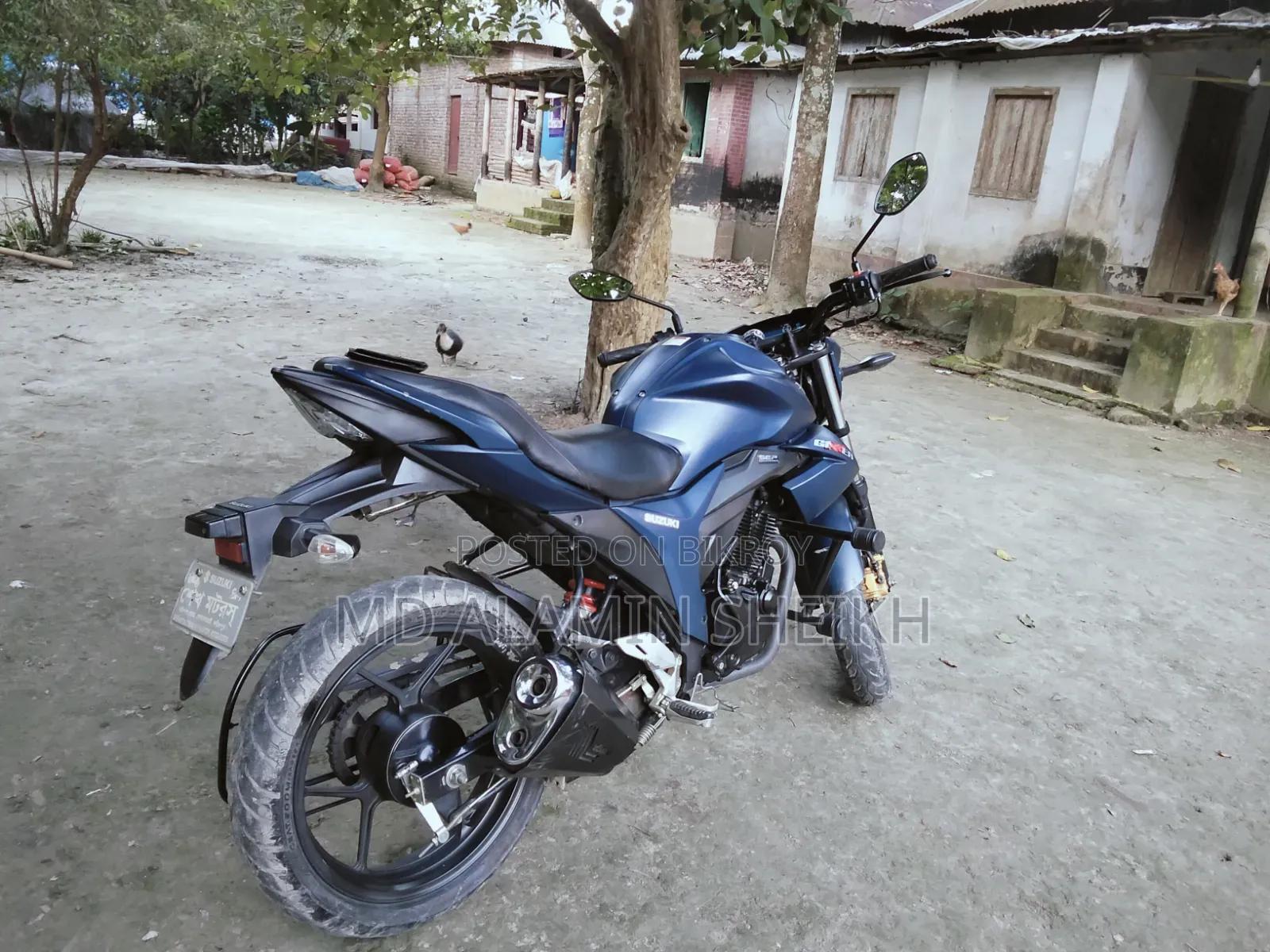 Suzuki Gixxer Monotone 2023 Blue