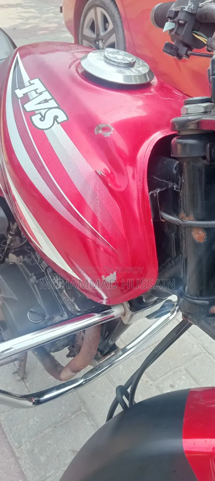 TVS Metro 2016 Red
