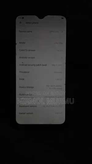 Oppo A1k 32 GB Black