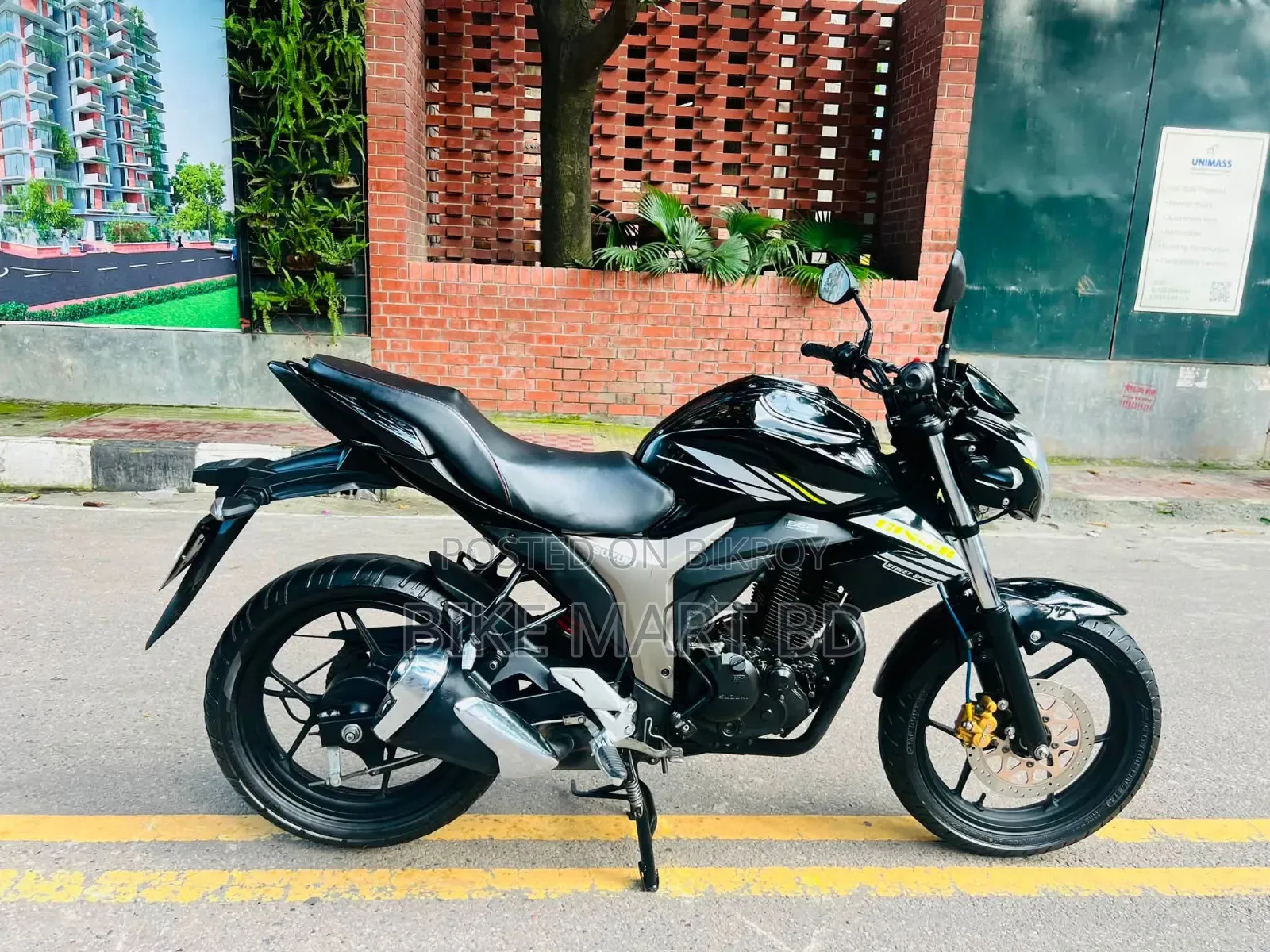 Suzuki Gixxer Monotone 2023 Black